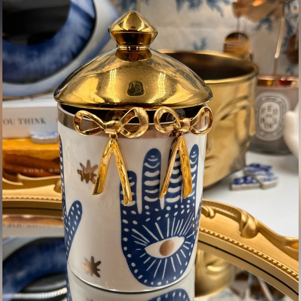 🆕 OSCAR DE LA RENTA 🧿 NWOT Runway Gold Bow Earrings - Picture 6 of 15